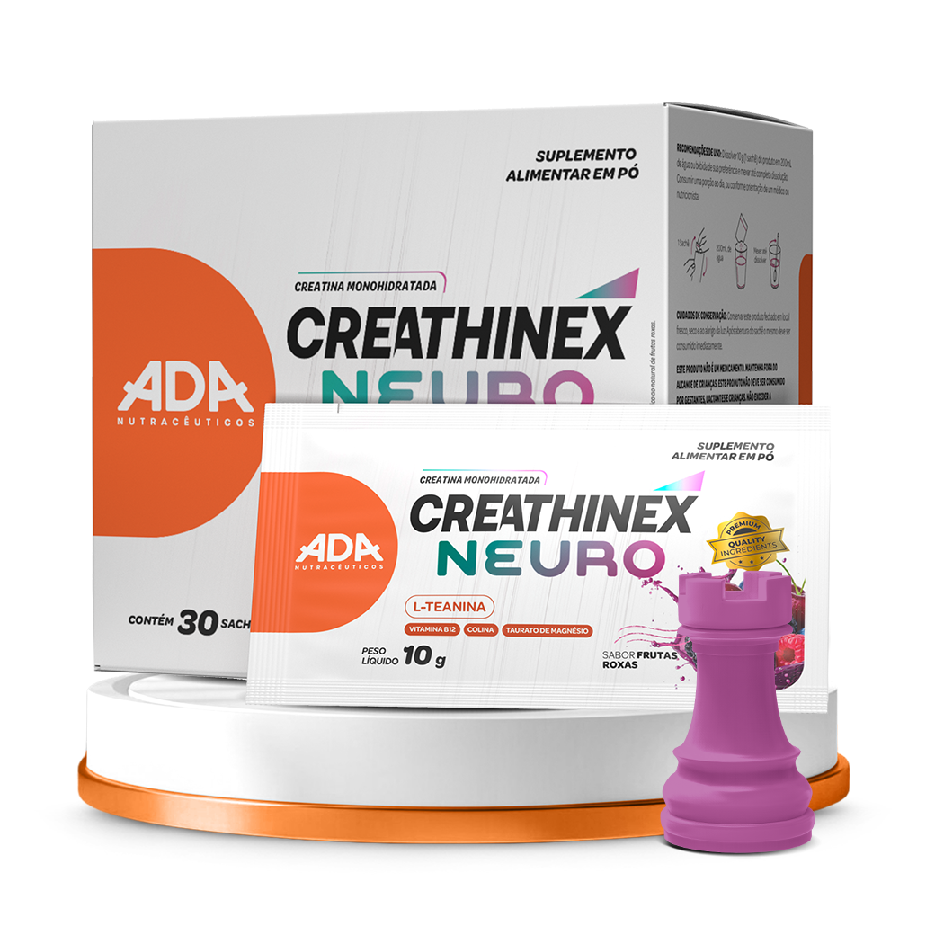 Creatina Monohidratada - 30 Sachês 10g - Creathinex Neuro