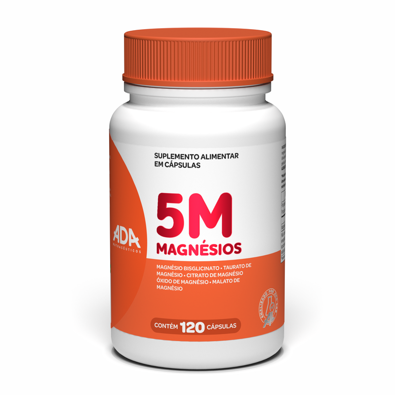 5 Magnésios - 120 Cápsulas - 5M