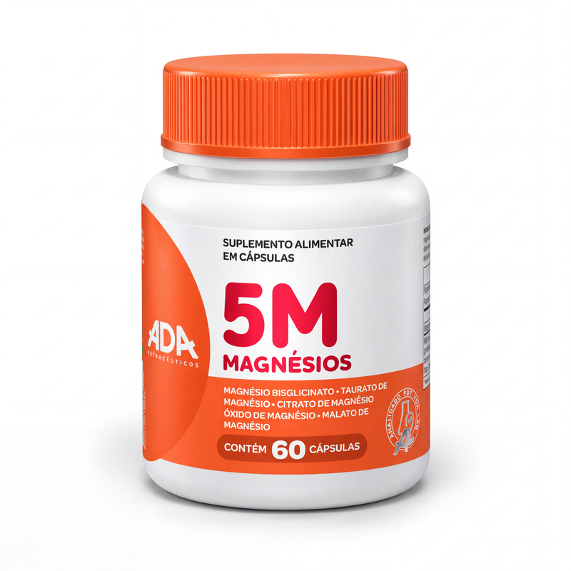 5 Magnésios - 60 Cápsulas - 5M