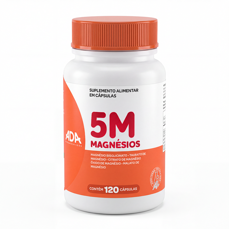 5 Magnésios - 120 Cápsulas - 5M