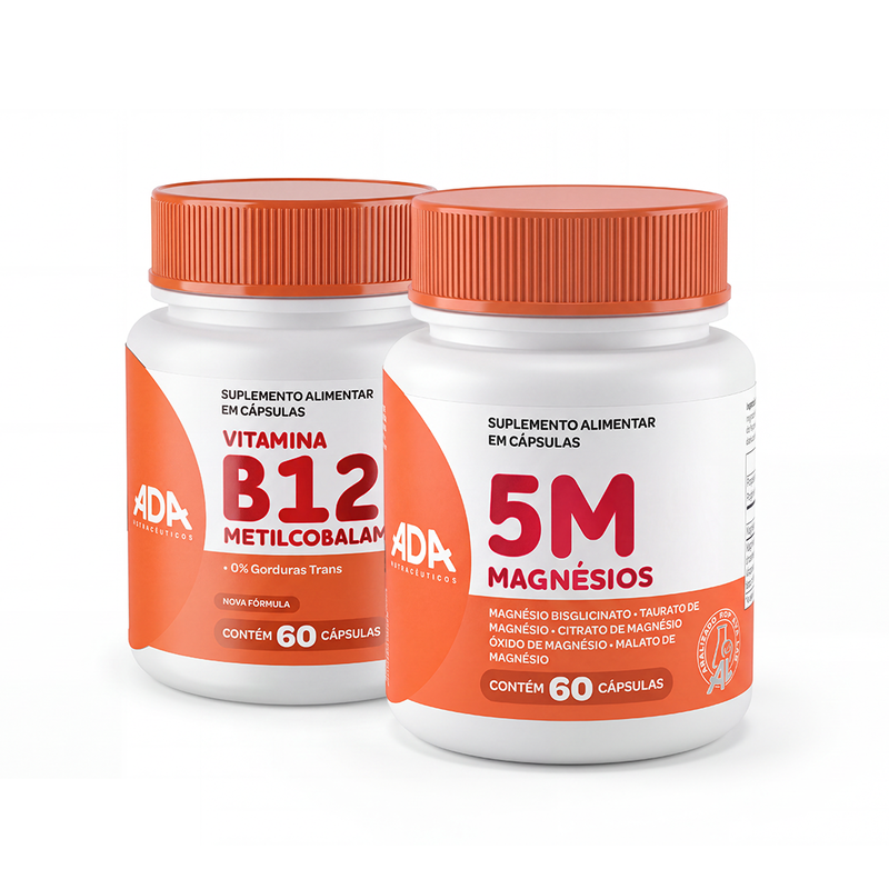 Kit 5M 60 Cápsulas + Vitamina B12 Metilcobalamina 60 Cápsulas
