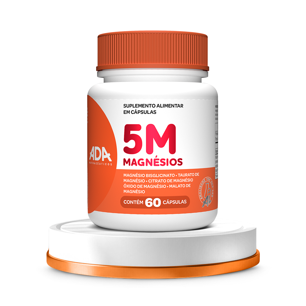 5 Magnésios 60 Cápsulas | Ada Nutracêuticos