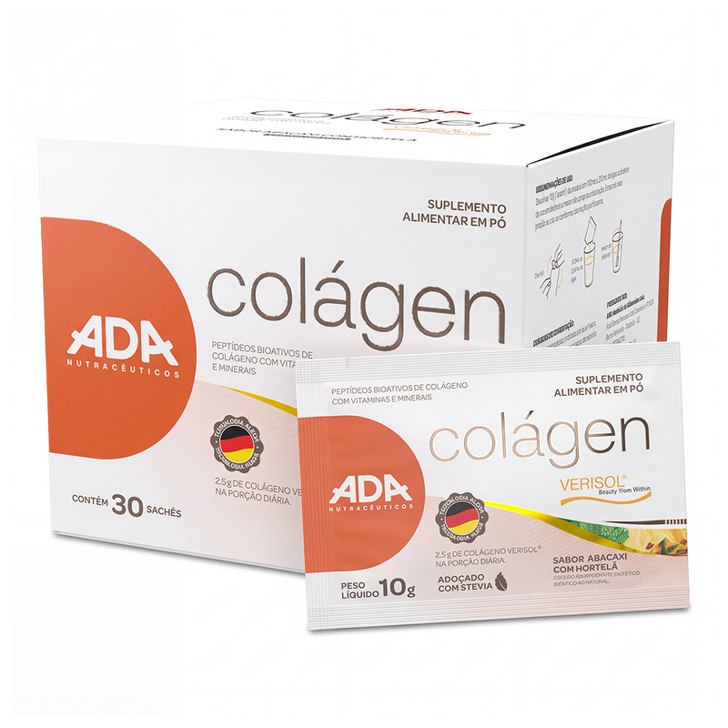 Colagen Verisol - Colágeno - 30 Sachês 10g Abacaxi com Hortelã