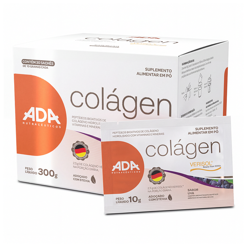 Colagen Verisol - Colágeno - 30 Sachês 10g Uva