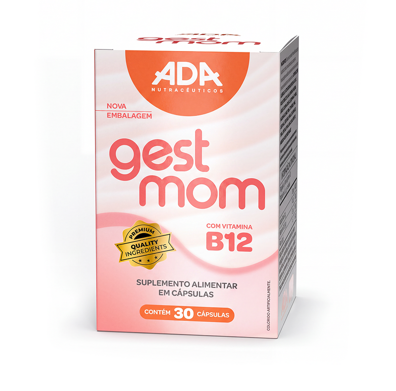 Gestmom - Ferro + Ácido Fólico + B12 - 30 Cápsulas