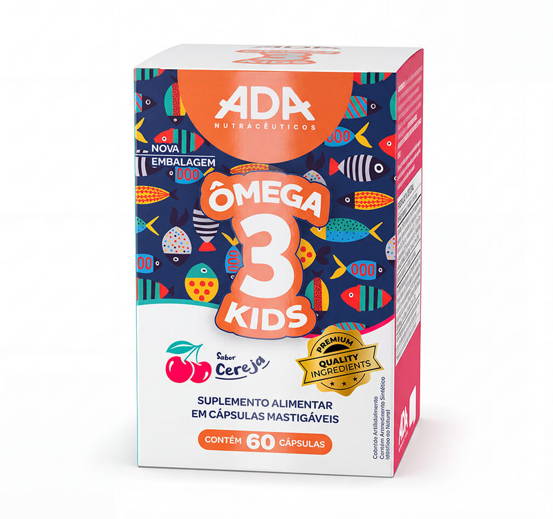 Ômega 3 Kids - 60 Cápsulas Mastigáveis