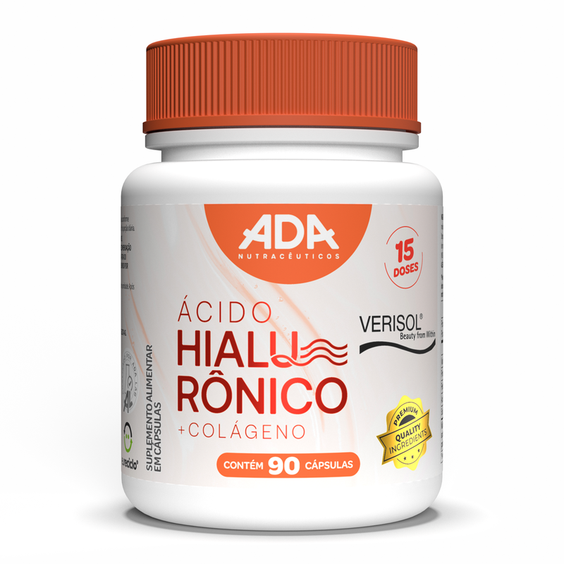 Ácido Hialurônico + Colágeno Verisol - 90 Cápsulas