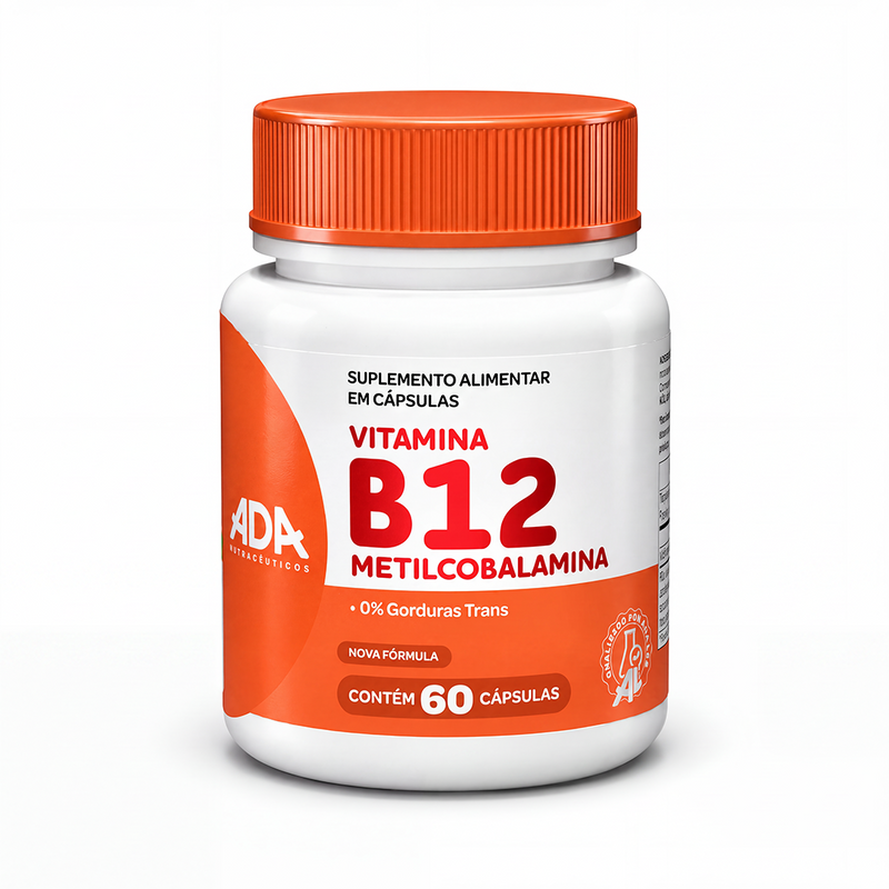 Vitamina B12 - Metilcobalamina - 60 Cápsulas