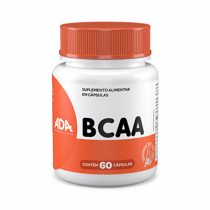 BCAA - L-leucina + L-valina + L-isoleucina - 60 Cápsulas