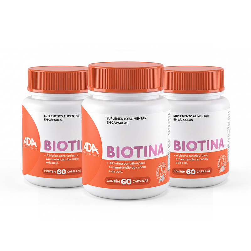 Kit 3x Biotina - 60 Cápsulas