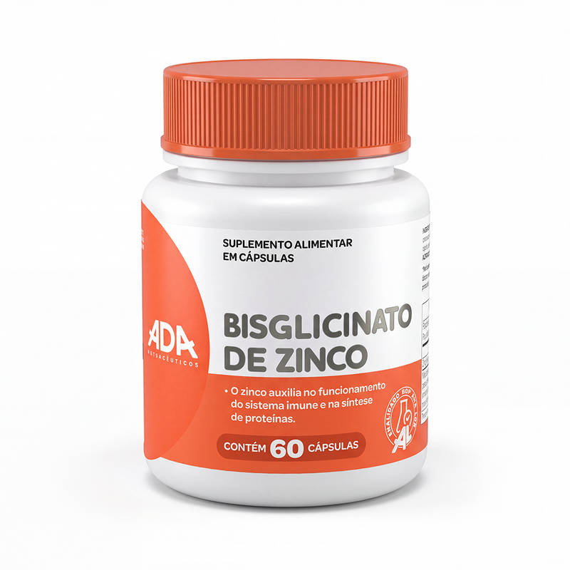 Bisglicinato de Zinco - 60 Cápsulas