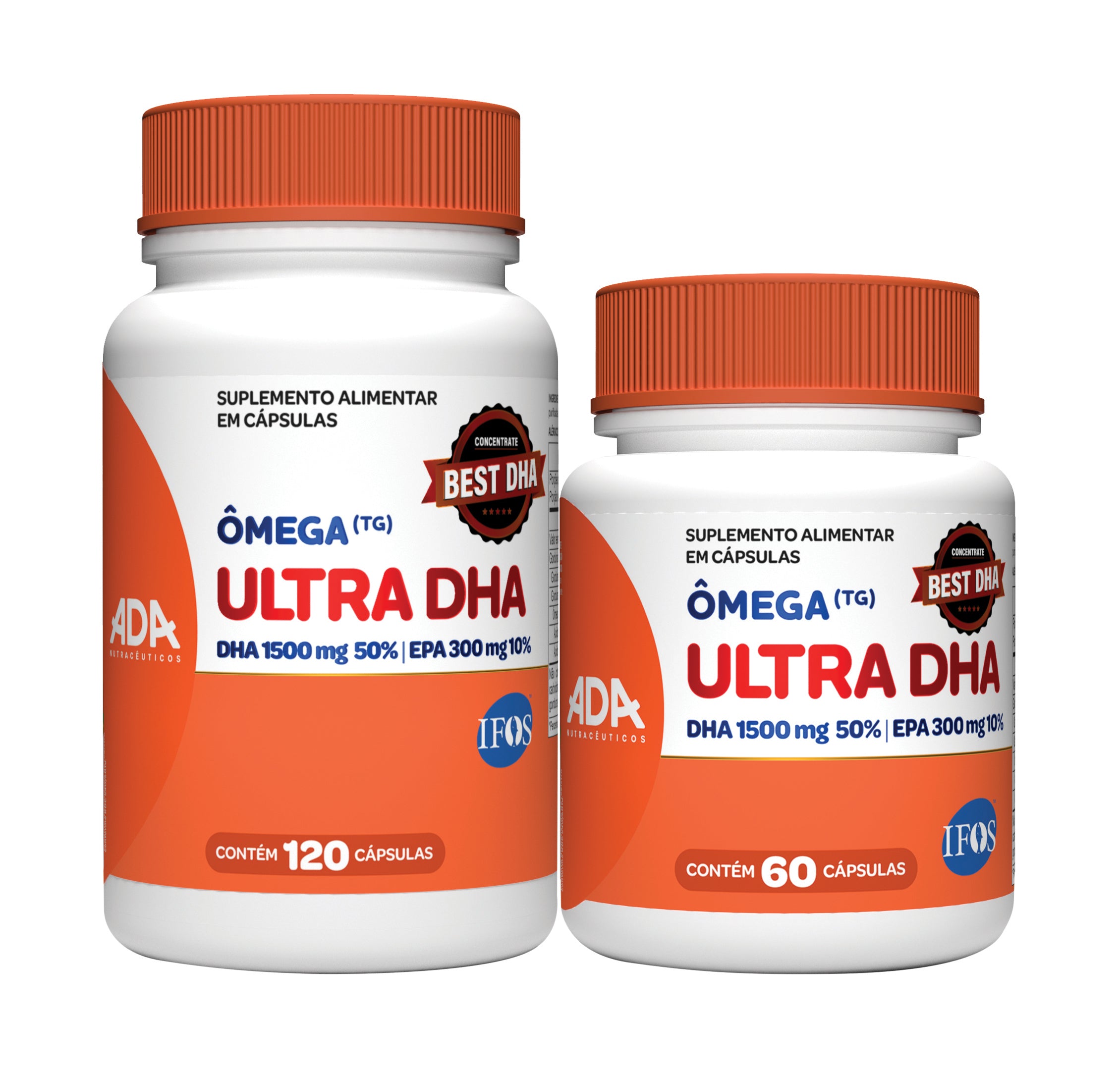 Combo 60 Dias Ômega 3 IFOS 10 EPA 50 DHA
