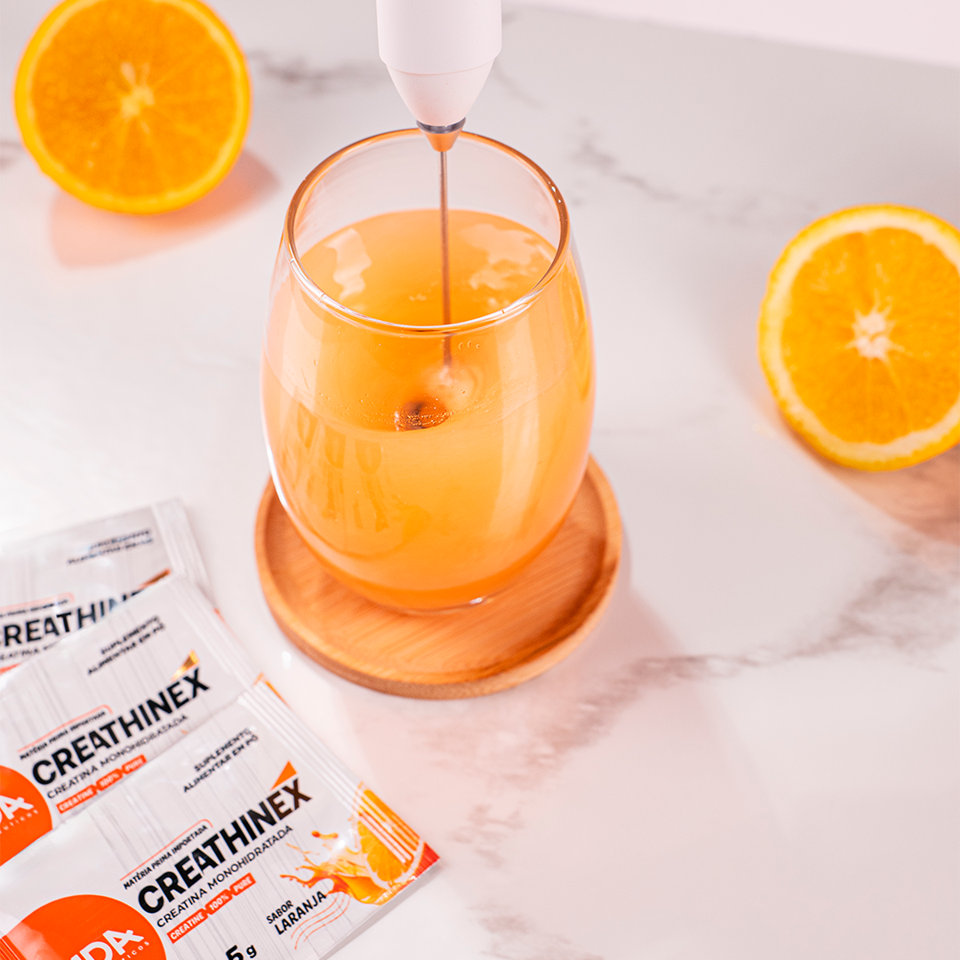 Creatina Monohidratada - 30 Sachês 5g Laranja - Creathinex