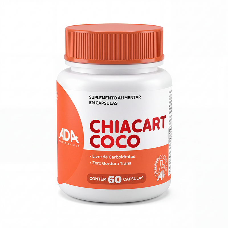 Chia Cart Coco  - Chia + Cártamo + Coco - 60 Cápsulas