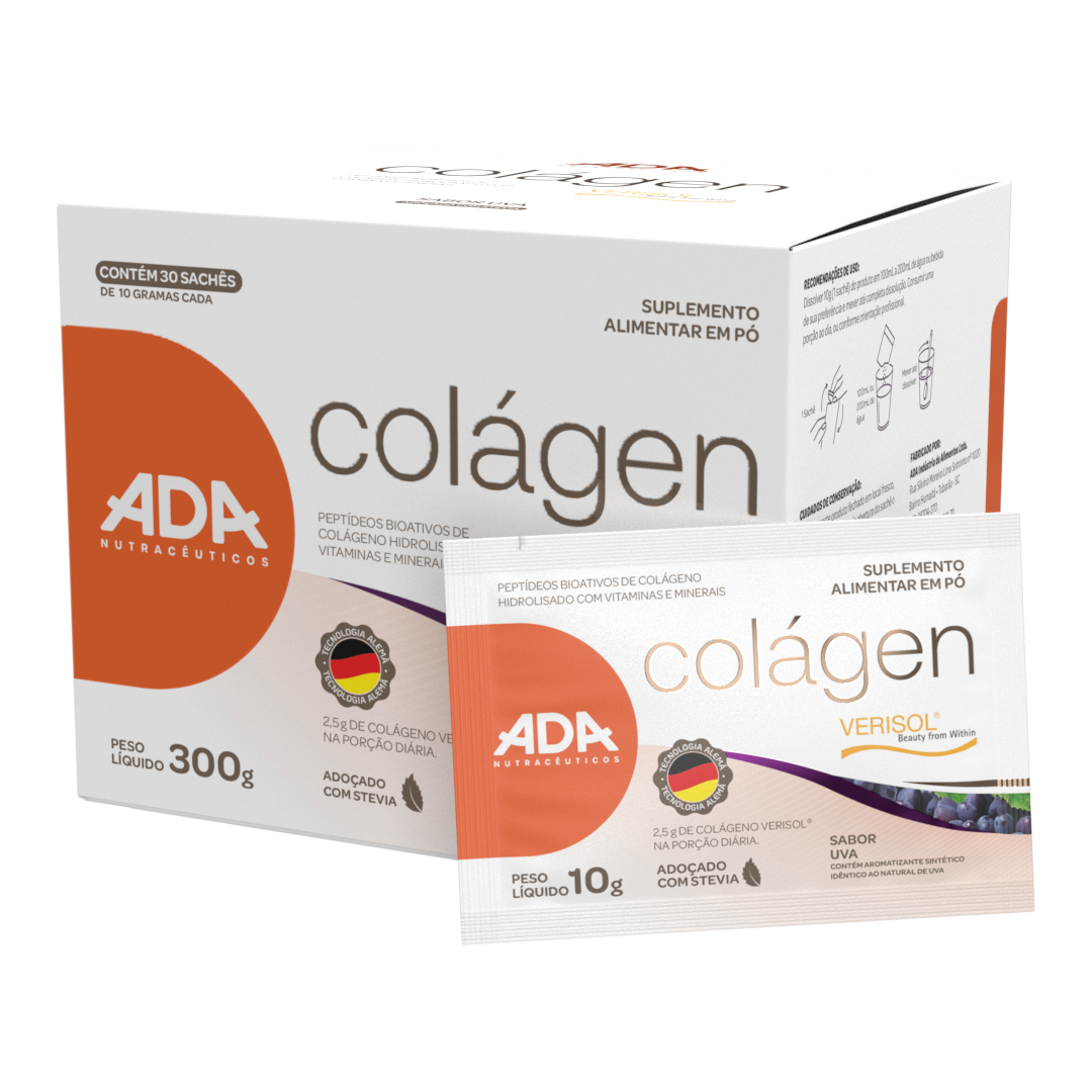 Colagen Verisol - Colágeno - 30 Sachês 10g Uva
