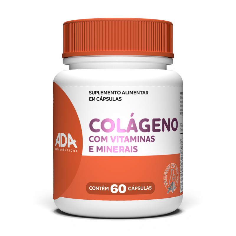 Colágeno + Vitaminas e Minerais - 60 Cápsulas