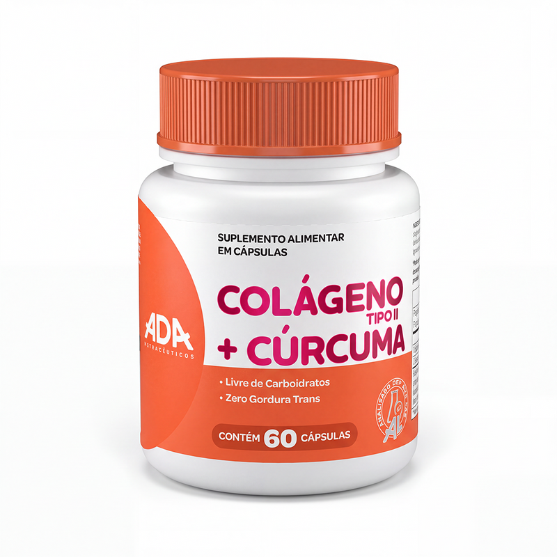 Colágeno Tipo II + Cúrcuma - 60 Cápsulas