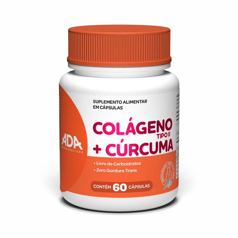 Colágeno Tipo II + Cúrcuma - 60 Cápsulas