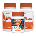 Combo 2 Ômega Ultra IFOS 10 EPA 50 DHA 120 Cápsulas + Ômega 3 Kids 60 Cápsulas Grátis