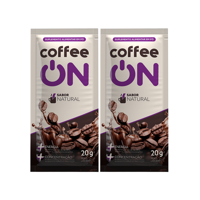 Combo 2x Café Funcional Sachê 20g Natural Coffee ON