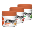 Combo Creathinex 150g Creatina Monohidratada: sabores Laranja, Melancia e Kiwi com Hortelã