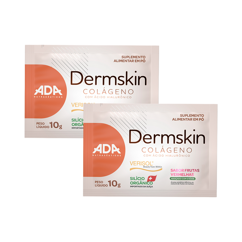 Combo 2x Dermskin Sachê 10g Frutas Vermelhas