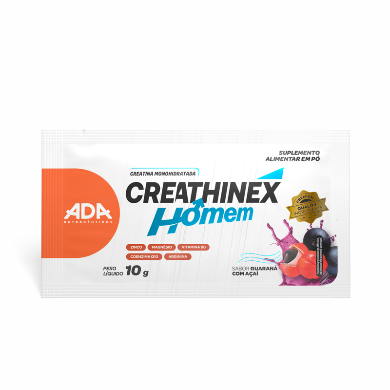 Creatina Monohidratada - 30 Sachês 10g - Creathinex Homem