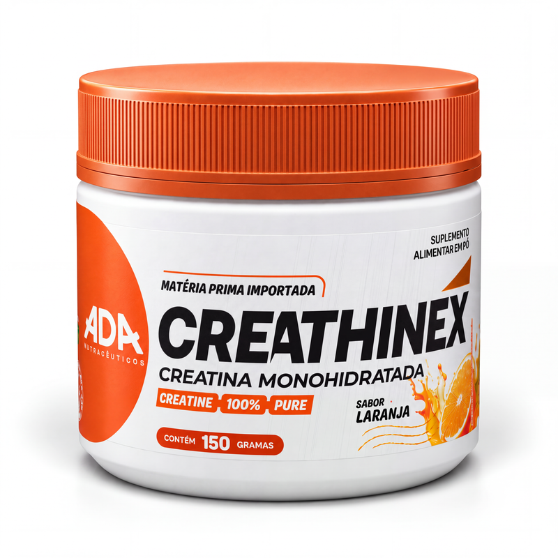 Creatina Monohidratada - 150g Laranja - Creathinex