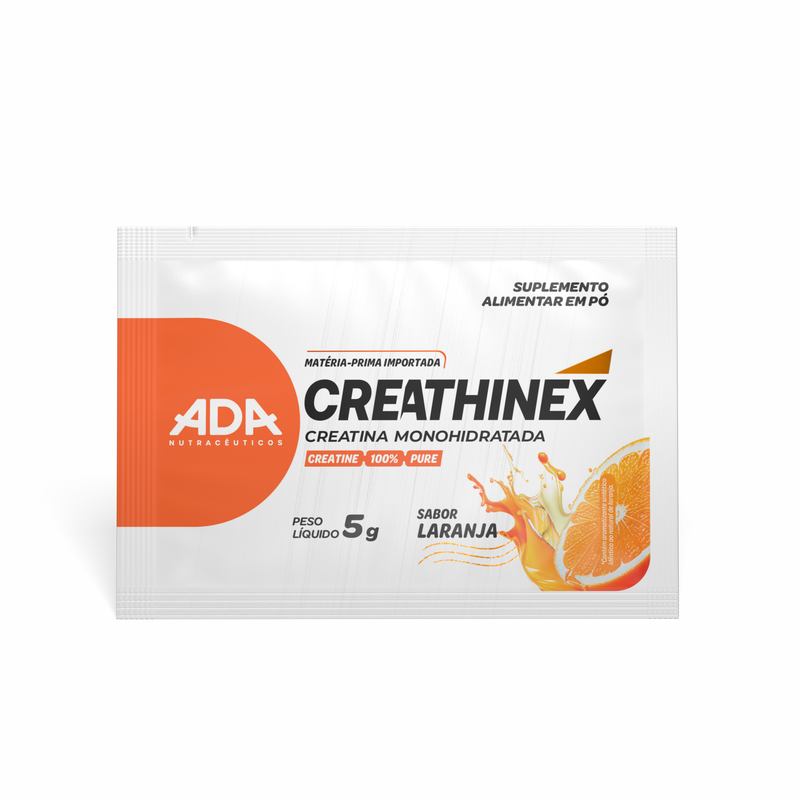 Creatina Monohidratada - Sachê 5g Laranja - Creathinex
