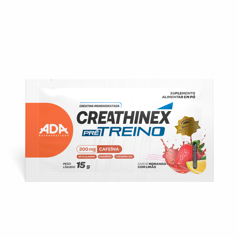 Creatina Monohidratada - 30 Sachês 15g - Creathinex Pré treino