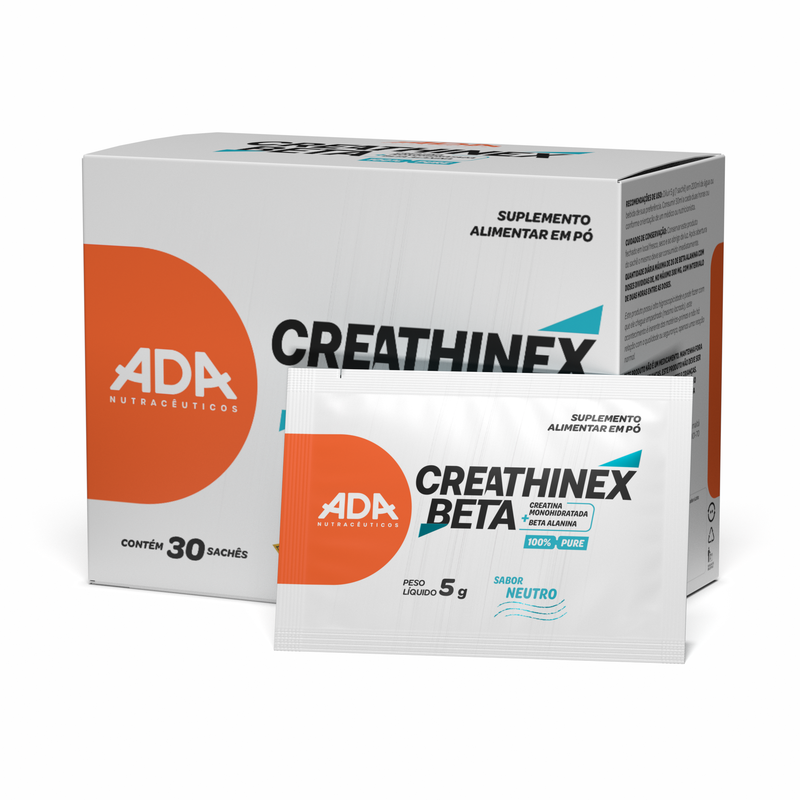 Creathinex Beta - Creatina + Beta Alanina - 30 Sachês 5g