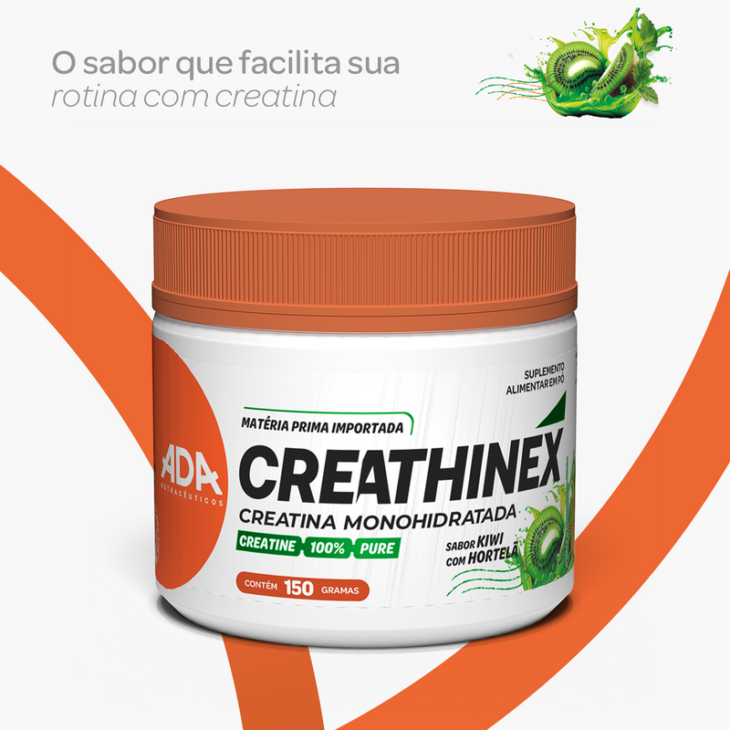 Creatina Monohidratada - 150g Kiwi com Hortelã - Creathinex