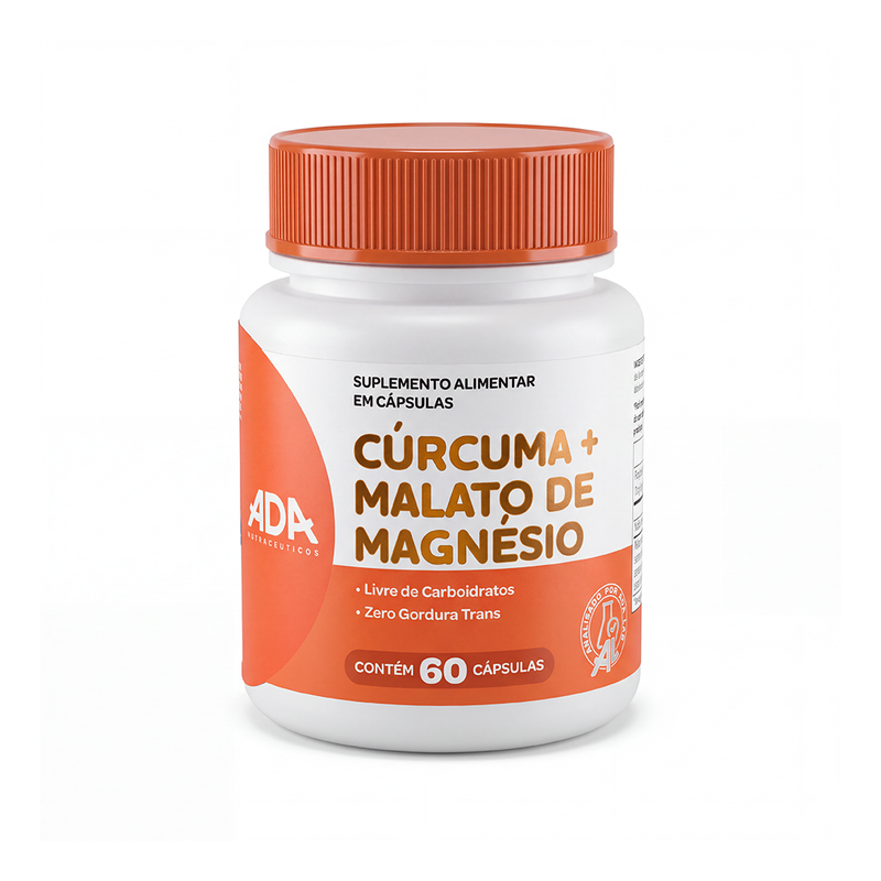 Cúrcuma + Malato de Magnésio - 60 Cápsulas