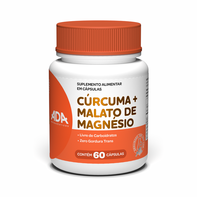 Cúrcuma + Malato de Magnésio - 60 Cápsulas
