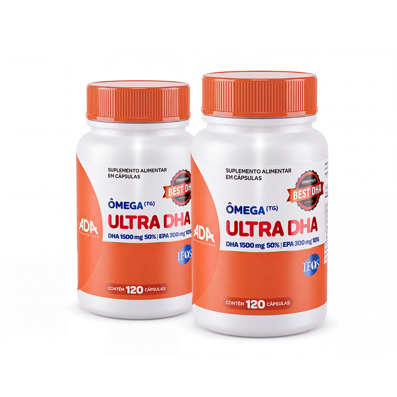 Kit 2x Ômega 3 IFOS 10 EPA 50 DHA - 120 Cápsulas
