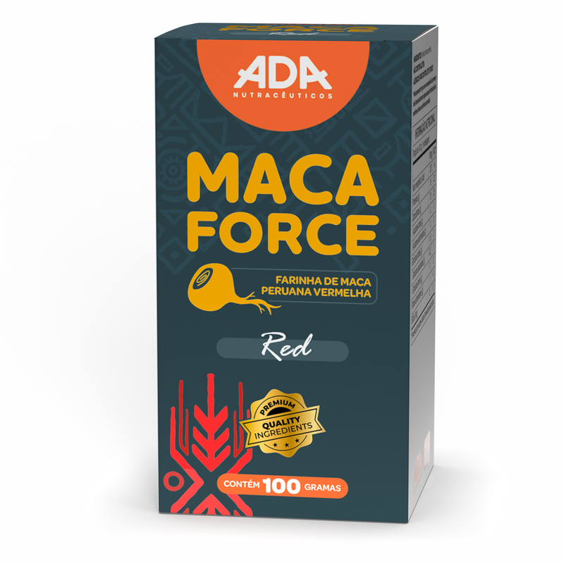 Maca Force - Farinha de Maca Vermelha - 100g