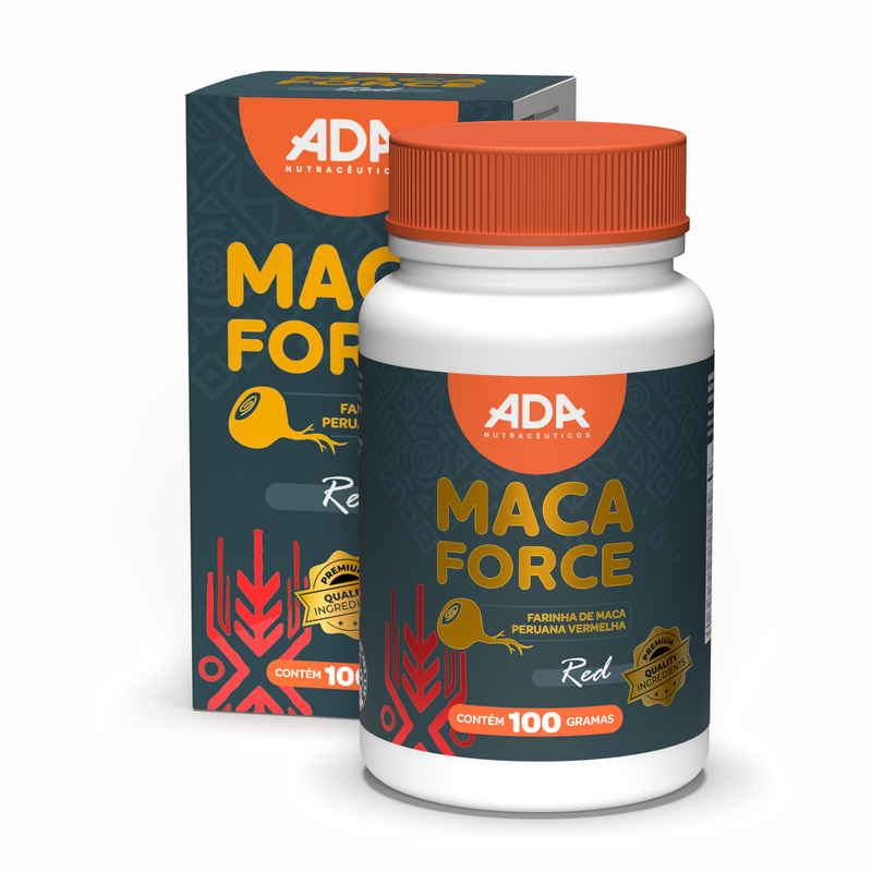 Maca Force - Farinha de Maca Vermelha - 100g