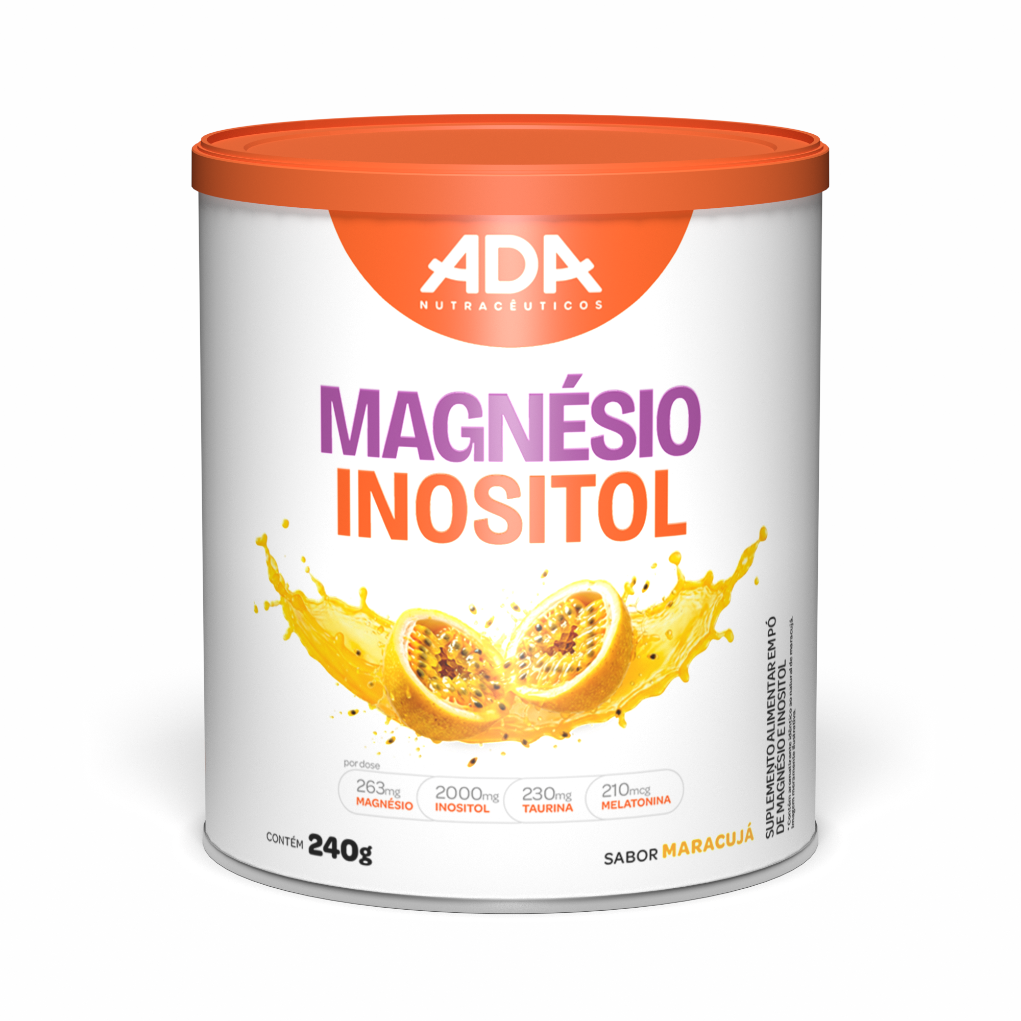 Magnésio Inositol - 240g Maracujá