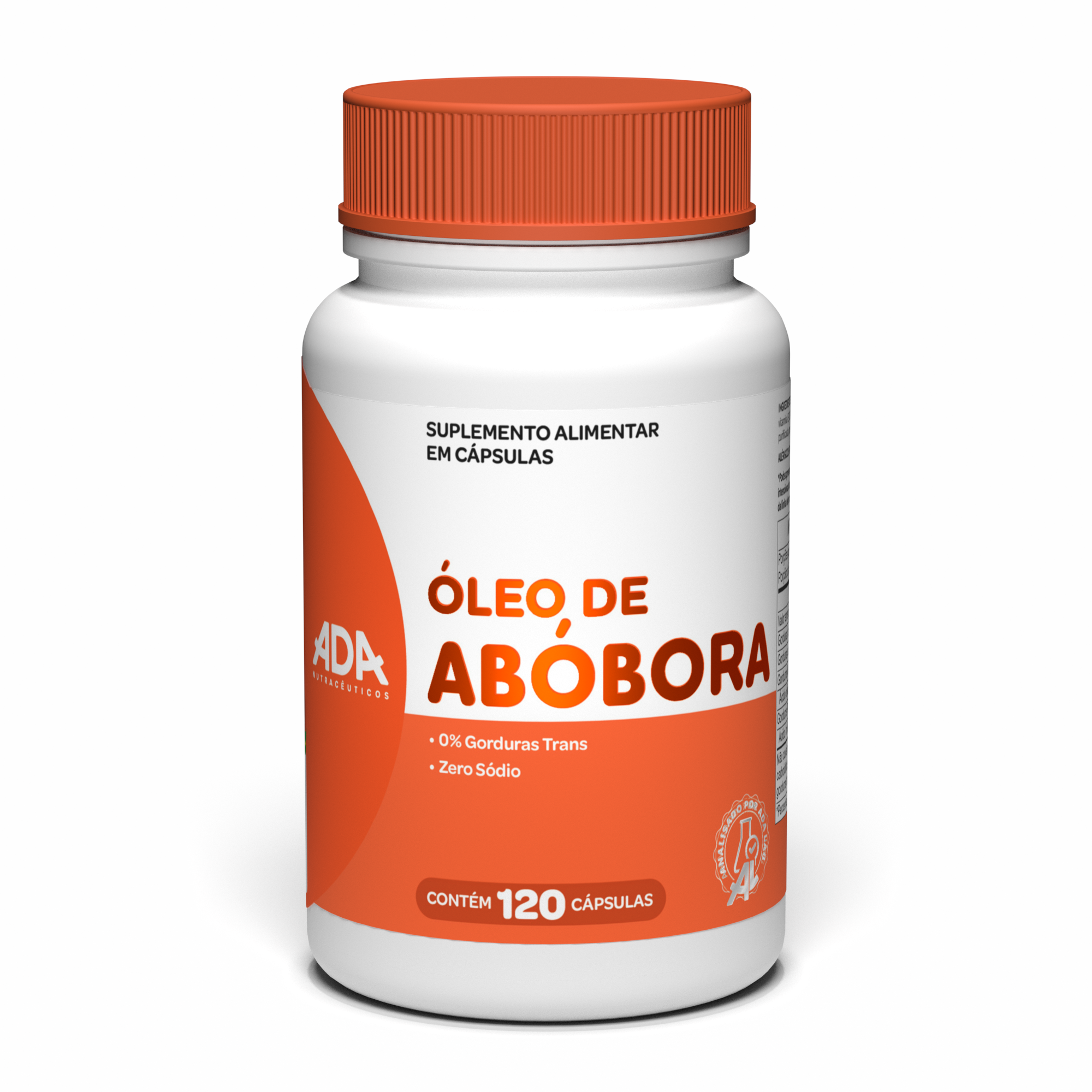 Óleo de Semente de Abóbora + Vitamina E - 120 Cápsulas