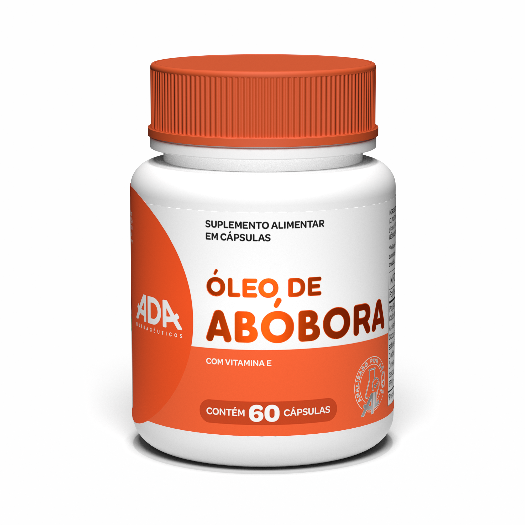 Óleo de Semente de Abóbora + Vitamina E - 60 Cápsulas