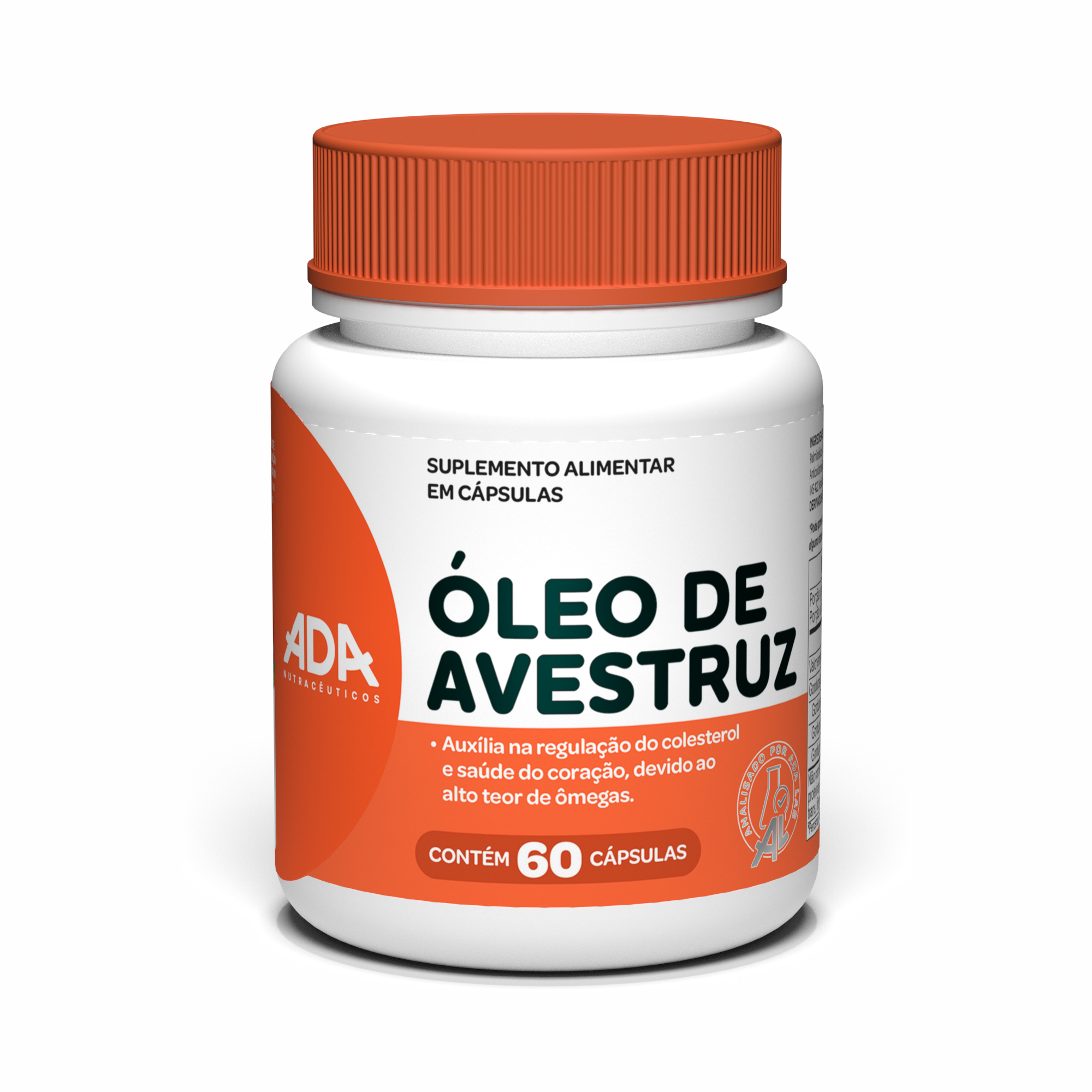 Óleo de Avestruz - 60 Cápsulas