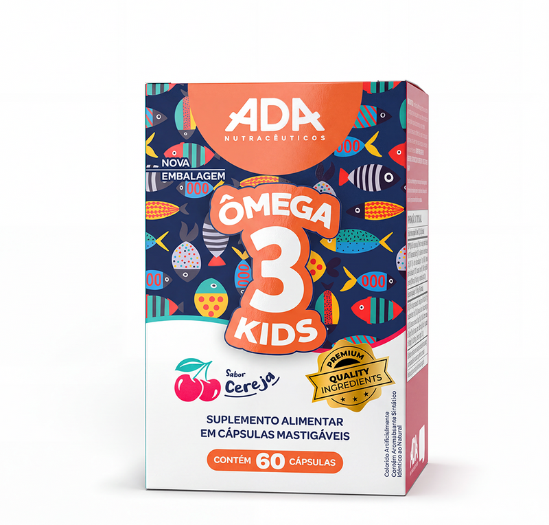 Ômega 3 Kids - 60 Cápsulas Mastigáveis