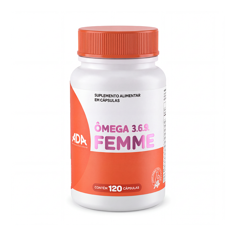 Ômega Femme 3.6.9 - Linhaça + Prímula + Óleo de Peixe - 120 Cápsulas