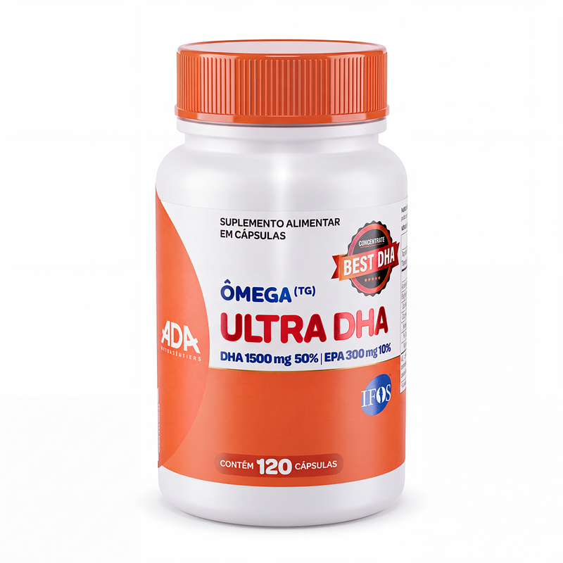 Ômega 3 IFOS 10 EPA 50 DHA - 120 Cápsulas - Ultra DHA