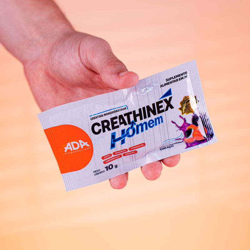 Creatina Monohidratada - 30 Sachês 10g - Creathinex Homem