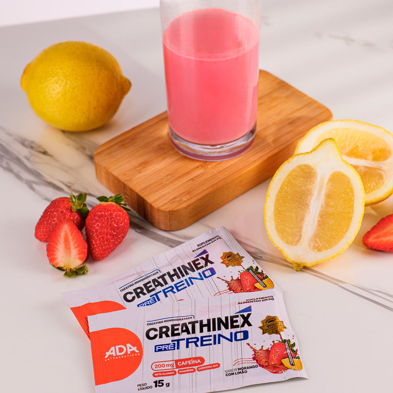Creatina Monohidratada - 30 Sachês 15g - Creathinex Pré treino