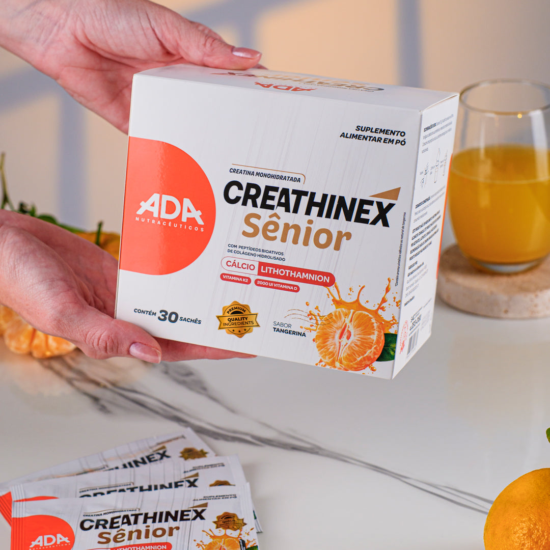 Creatina Monohidratada - 30 Sachês 10g - Creathinex Senior