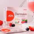 Dermskin - Colágeno Verisol + Ácido Hialurônico + Silício Orgânico - 30 Sachês 10g Frutas Vermelhas