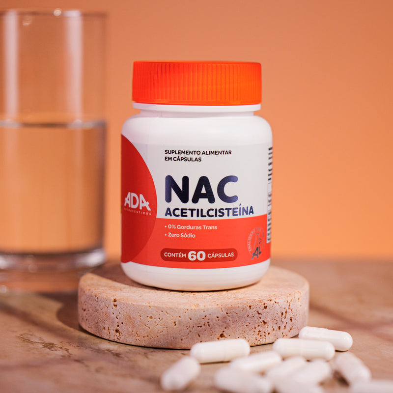 NAC - Acetilcisteína - 60 Cápsulas