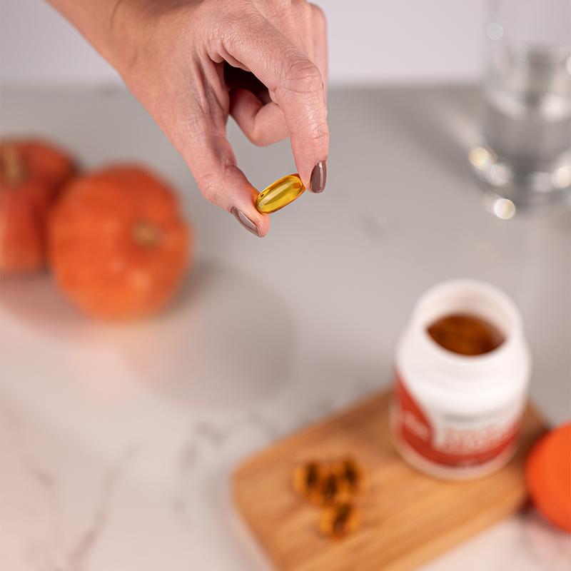 Óleo de Semente de Abóbora + Vitamina E - 60 Cápsulas